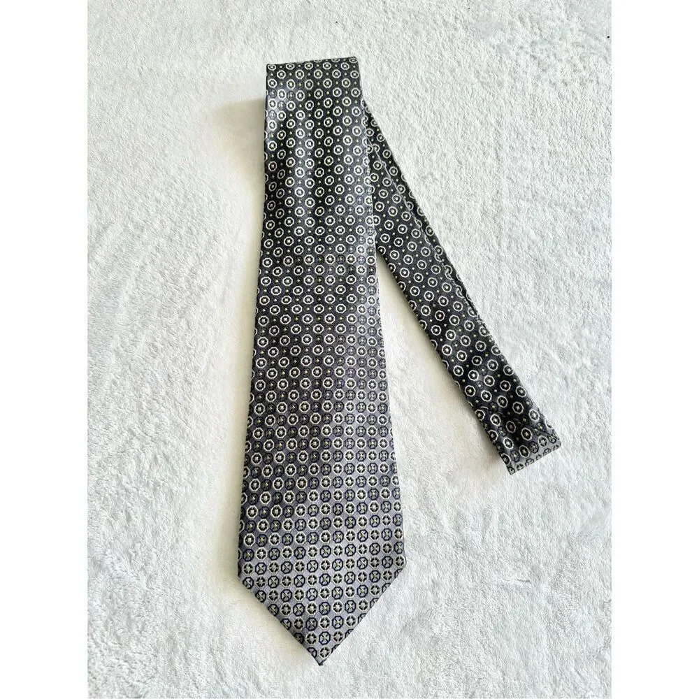 Banana republic mixed print grey tie